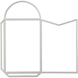 Stanz- und Prägeformen, Umschlag, Größe 8,5x5,5 cm, 1 Stk [HOB-117489]