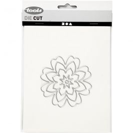 Stanzschablone, Blüten, D 0,5-8 cm, 1 Stk [HOB-11781]