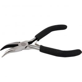 Gebogene Spitzzange, L 12,4 cm, 1 Stk [HOB-13020]
