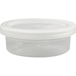 Plastikdose mit Deckel, H 24 mm, D 68 mm, 45 ml, 20 Stk/ 1 Pck [HOB-13171]