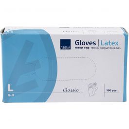 Latex-Handschuhe, Größe large, 100 Stk/ 1 Pck [HOB-13226]