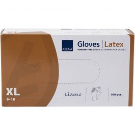 Latex-Handschuhe, Größe x-large, 100 Stk/ 1 Pck [HOB-13228]
