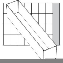 Einsetz-Box, Nr. A9-3, H 47 mm, Größe 163x39 mm, 1 Stk [HOB-13332]