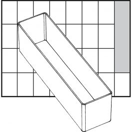 Einsetz-Box, Nr. A9-4, H 47 mm, Größe 218x39 mm, 1 Stk [HOB-13334]