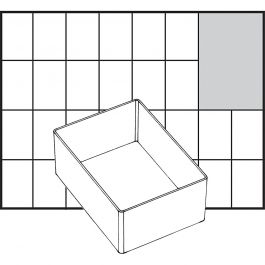Einsetz-Box, Nr. A7-1, H 47 mm, Größe 109x79 mm, 1 Stk [HOB-13341]