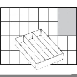 Einsetz-Box, Nr. A75 Low, H 24 mm, Größe 109x79 mm, 1 Stk [HOB-13350]
