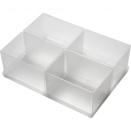 Einsetz-Box, Nr. BA7-1, H 80 mm, Größe 109x79 mm, 4 Stk/ 1 Pck [HOB-13410]