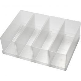 Einsetz-Box, Nr. BA8-2, H 80 mm, Größe 157x55 mm, 4 Stk/ 1 Pck [HOB-13412]