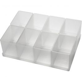 Einsetz-Box, Nr. BA8-1, H 80 mm, Größe 79x55 mm, 8 Stk/ 1 Pck [HOB-13415]