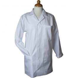 Malkittel, L 81 cm, Größe medium, Armlänge: 59 cm, Weiß, 1 Stk [HOB-13902]