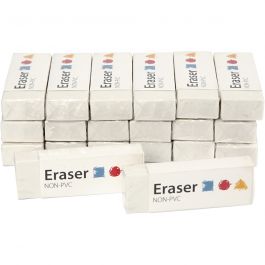 Radiergummi, Größe 62x22x10 mm, 20 Stk/ 1 Pck [HOB-14132]