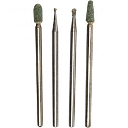 Diamantschleifstift-Set, Größe 1,0-5 mm, 4 Stk/ 1 Set [HOB-15128]