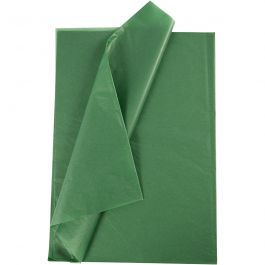 Seidenpapier, Blatt 50x70 cm, 17 g, Grün, 10 Bl./ 1 Pck [HOB-200885]