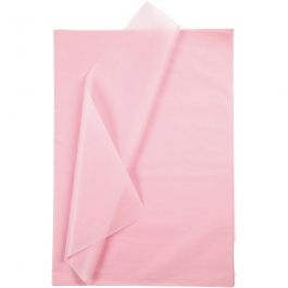 Seidenpapier, Blatt 50x70 cm, 17 g, Hellrosa, 25 Bl./ 1 Pck [HOB-20088]