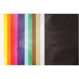 Glanzpapier, Blatt 24x32 cm, 80 g, Sortierte Farben, 50 Bl./ 1 Pck [HOB-20467]