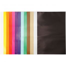 Glanzpapier, Blatt 32x48 cm, 80 g, Sortierte Farben, 100 Bl./ 1 Pck [HOB-20468]