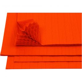 Harmonika-Papier, Blatt 28x17,8 cm, Orange, 8 Bl./ 1 Pck [HOB-20499]