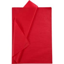 Seidenpapier Rot 50x70cm | 14g (25 Bl.) [HOB20863]