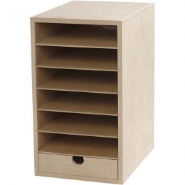 Papier-Container , H 31,5 cm, T 24,5 cm, B 18 cm, A5, 1 Stk [HOB-21005]