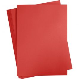 Karton, farbig, A2, Blatt 420x594 mm, 180 g, Rot, 100 Bl./ 1 Pck [HOB-21314]
