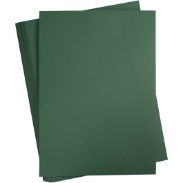 Karton, farbig, A2, Blatt 420x594 mm, 180 g, Dunkelgrün, 100 Bl./ 1 Pck [HOB-21324]