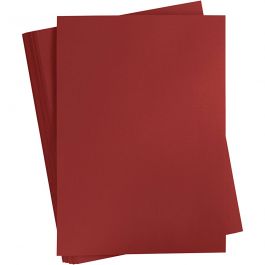 Karton, farbig, A2, Blatt 420x594 mm, 180 g, Dunkelrot, 100 Bl./ 1 Pck [HOB-21329]