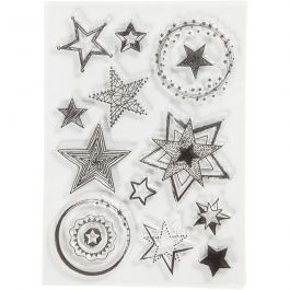 Silikon-Motive STerne 10.5x15cm (1 Blatt) [HOB-21585]