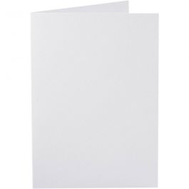Karten, Kartengröße 10,5x15 cm, 220 g, Weiß, 10 Stk/ 1 Pck [HOB-216011]