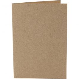 Karten, Kartengröße 10,5x15 cm, 220 g, Natur, 10 Stk/ 1 Pck [HOB-216016]