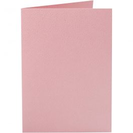 Karten, Kartengröße 10,5x15 cm, 220 g, Rosa, 10 Stk/ 1 Pck [HOB-216019]