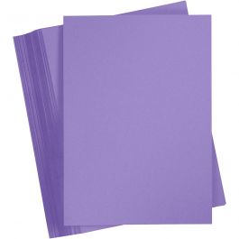 Karton, farbig, A4, Blatt 210x297 mm, 180 g, Flieder, 100 Bl./ 1 Pck [HOB-21717]