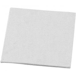 Leinwandplatte, Größe 10x10 cm, Dicke 3 mm, 280 g, Weiß, 10 Stk/ 1 Pck [HOB-22500]
