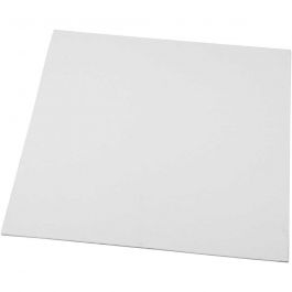 Leinwandplatte, Größe 30x30 cm, Dicke 3 mm, 280 g, Weiß, 10 Stk/ 1 Pck [HOB-22510]