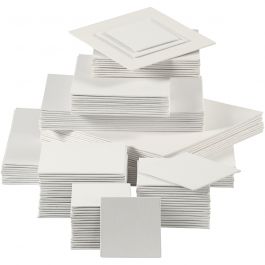 Leinwandplatte, 280 g, Weiß, 108 Stk/ 1 Pck [HOB-22520]