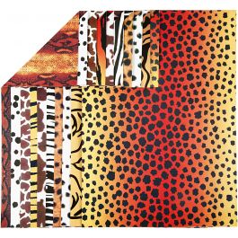 Karton, Tierfell, A4, Blatt 210x297 mm, 300 g, 10 Bl. sort./ 1 Pck [HOB-229840]