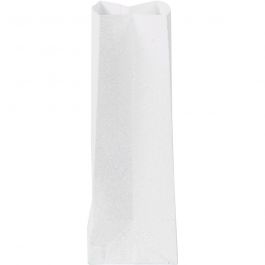 Papiertüten, H 17 cm, Größe 6x9 cm, 150 g, Weiß, 8 Stk/ 1 Pck [HOB-23147]