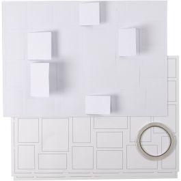 Adventskalender, Größe 30x42 cm, Weiß, 5 Stk/ 1 Pck [HOB-23343]