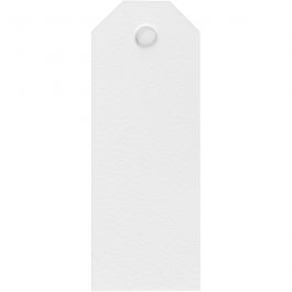 Manila-Anhänger, Größe 3x8 cm, 220 g, Weiß, 20 Stk/ 1 Pck [HOB-234011]