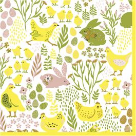 Papierservietten, Ostern, Größe 33x33 cm, 20 Stk/ 1 Pck [HOB-234720]