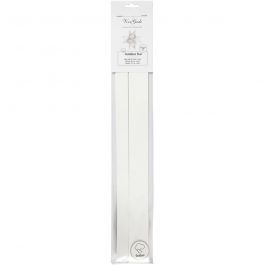 Papierstreifen für Sterne, L 86+100 cm, B 25+40 mm, D 11,5+18,5 cm, Weiß, 16 Streifen/ 1 Pck [HOB-24391]