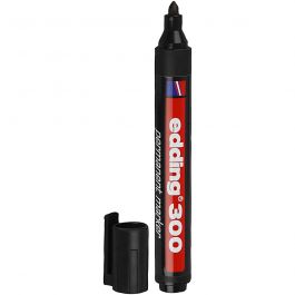 Edding 300 Marker, Strichstärke 1,5-3 mm, Schwarz, 1 Stk [HOB-25020]