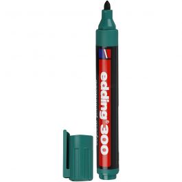 Edding 300 Marker, Strichstärke 1,5-3 mm, Grün, 1 Stk [HOB-25024]