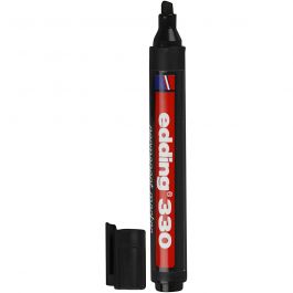 Edding 330 Marker, Strichstärke 1-5 mm, Schwarz, 1 Stk [HOB-25025]