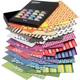 Color Bar-Karton, A4, Blatt 210x297 mm, 250 g, Sortierte Farben, 16x10 Bl./ 1 Pck [HOB-25457]