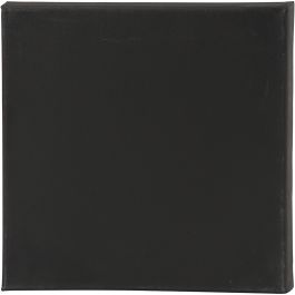 Leinwand, T 1,6 cm, Größe 30x30 cm, 360 g, Schwarz, Weiß, 10 Stk/ 1 Pck [HOB-25764]