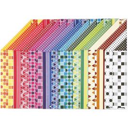 Color Bar-Karton, A4, Blatt 210x297 mm, 250 g, 16 Bl. sort./ 1 Pck [HOB-26320]