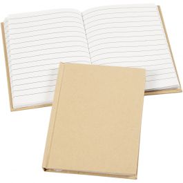 Notizbuch , A6, Blatt 105x148 mm, 60 g, Braun, 1 Stk [HOB-264570]