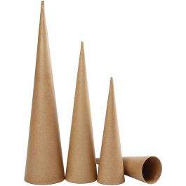 Kegelset, H 30-40-50 cm, D 8-9-11,5 cm, 3 Stk/ 1 Pck [HOB-265040]