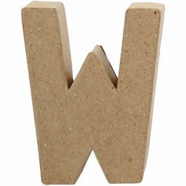 Buchstaben, W, H 10 cm, B 8,3 cm, Dicke 1,7 cm, 1 Stk [HOB-26661]