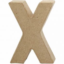 Buchstaben, X, H 10 cm, B 7,6 cm, Dicke 1,7 cm, 1 Stk [HOB-26662]